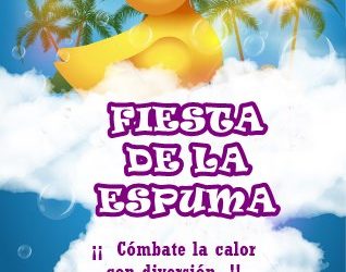 ¡¡FIESTA DE LA ESPUMA!! DAMOS LA BIENVENIDA AL VERANO