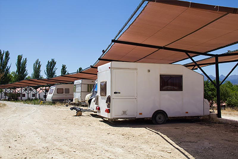 Parking caravanas en Guadarrama