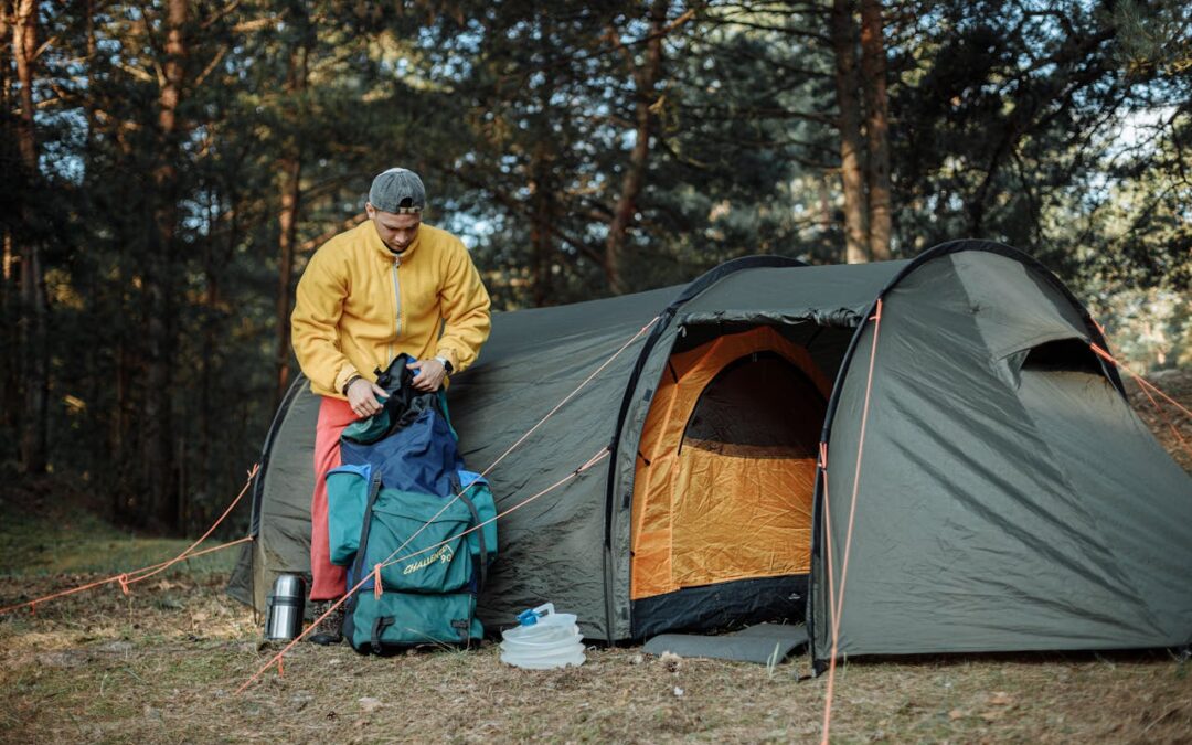 ir de camping en invierno